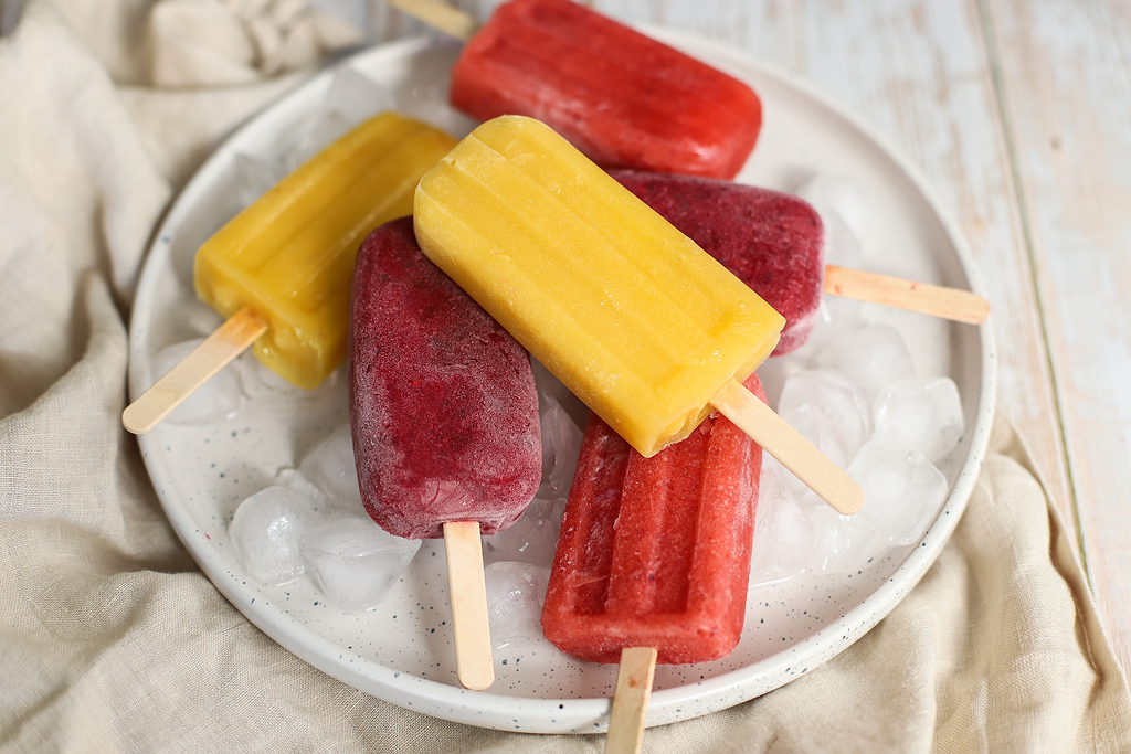 "Popsicles" au kéfir et kombucha